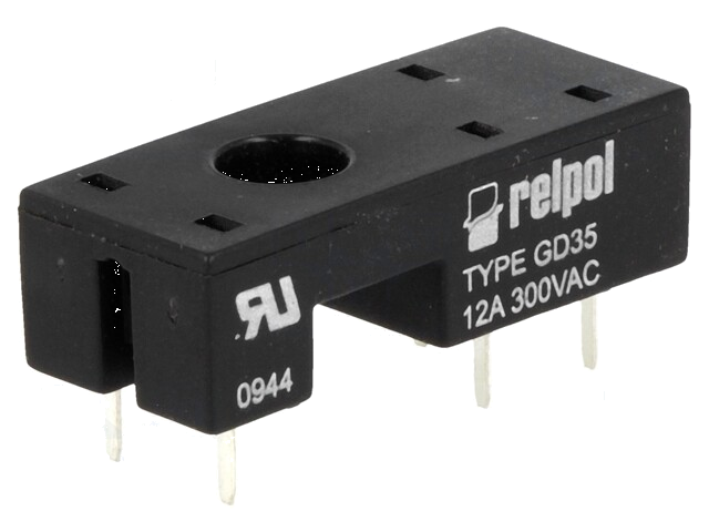 Socket; PIN: 5; 12A; 300VAC; PCB; voor printplaten; -40÷70°C Socket; PIN: 5; 12A; 300VAC; PCB; voor printplaten; -40÷70°C
